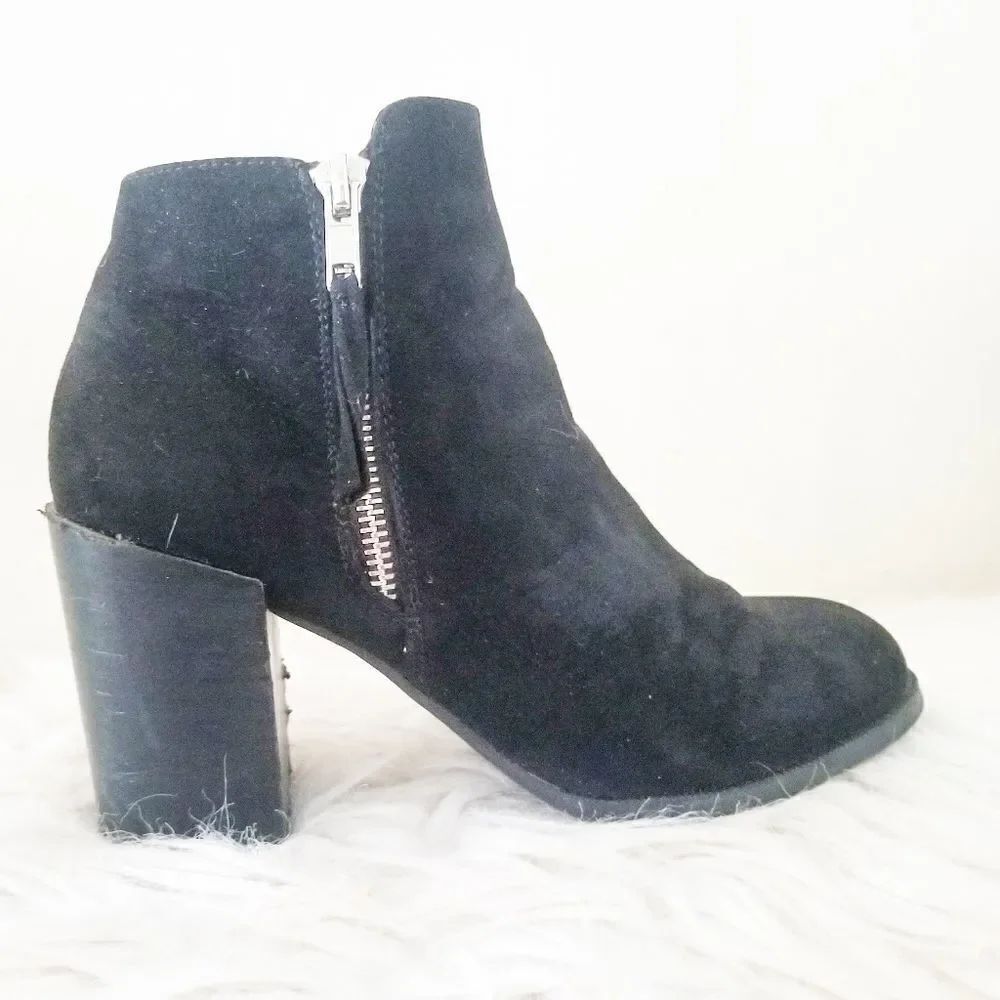 Forever 21 ankle boot outer zipper